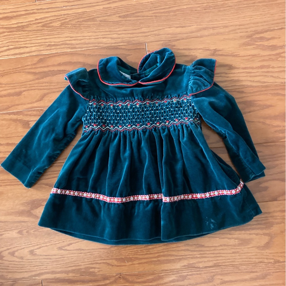 Vintage Polly Flinders Dress Hand Smocked